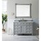 James Martin Vanities Brittany 48in Single Vanity, Urban Gray w/ 3 CM Ethereal Noctis Quartz Top 650-V48-UGR-3ENC - alternate 5